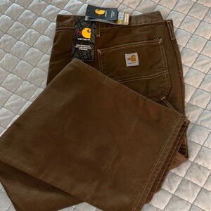 Carhartt Fire Resistant Men's Dark Brown Cargo Pants